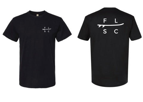 Short Sleeve t-shirt FLSC surfboard logo