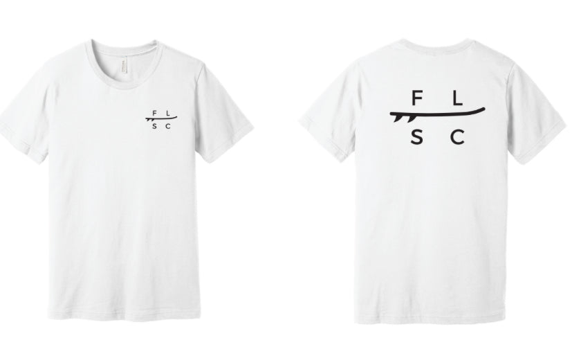 Short Sleeve t-shirt FLSC surfboard logo