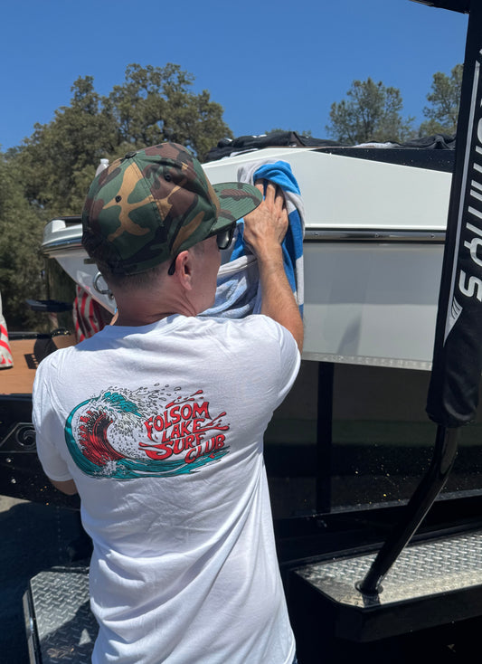 Folsom Lake Surf Club Wave Tee